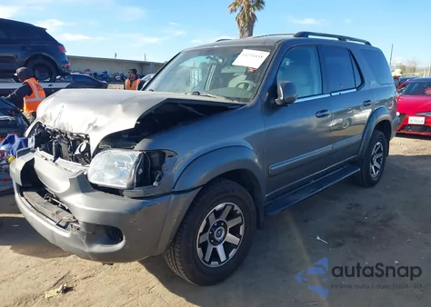 2006 Toyota Sequoia Sr5 V8 z USA, uszkodzony, nr VIN 5TDZT34AX6S267462